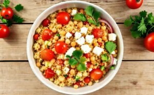 Couscous salad classic dish