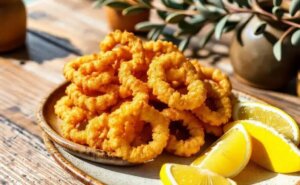 Fried calamari homemade