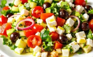 Greek salad healthy choice