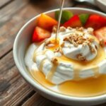 Greek yogurt with honey