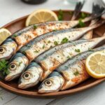 grilled sardines