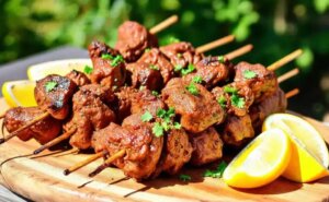 Lamb kebabs easy Mediterranean style