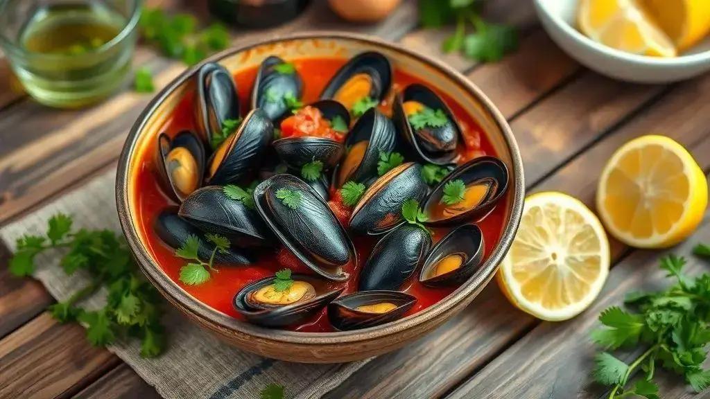 mussels in tomato sauce