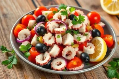 octopus salad