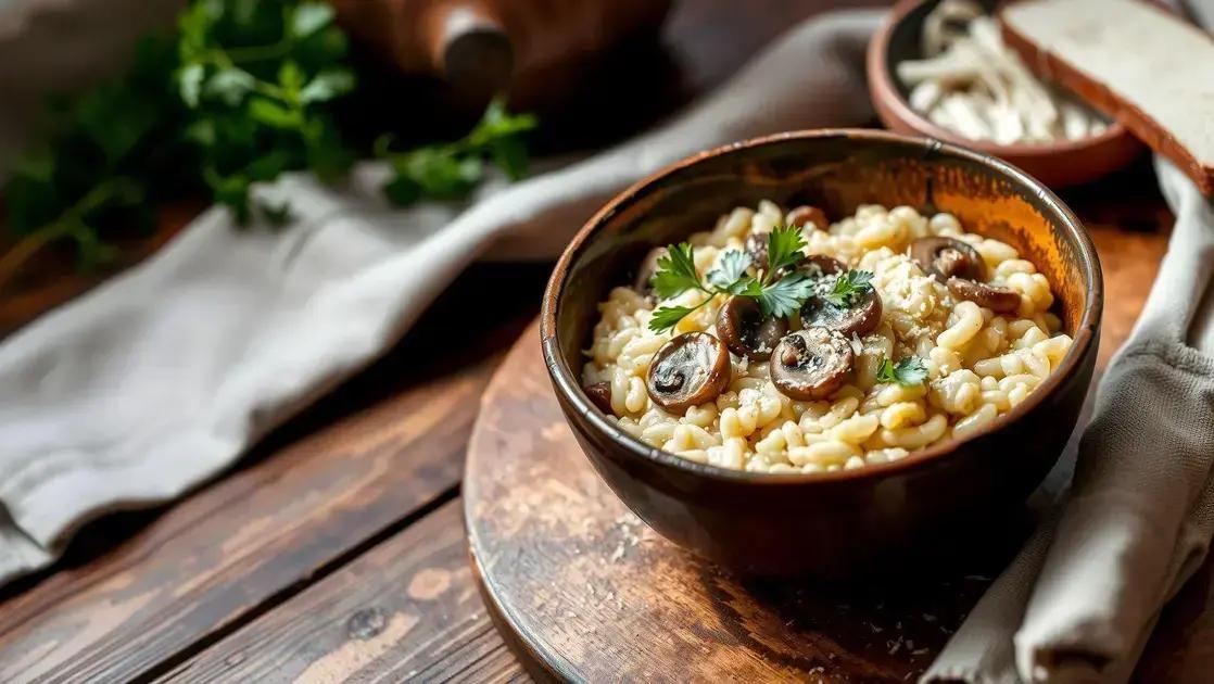 risotto ai funghi