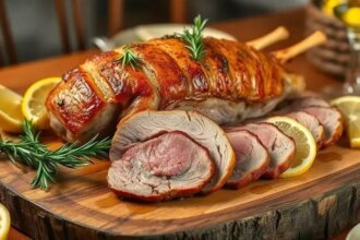 Roast lamb