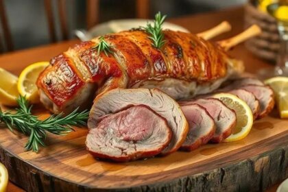 Roast lamb