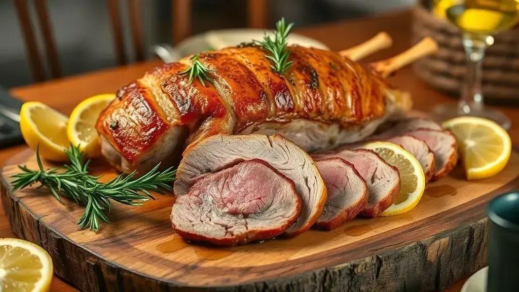 Roast lamb