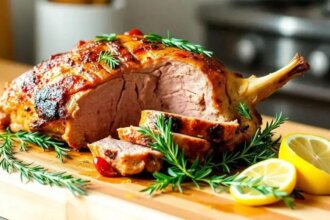 Roast lamb