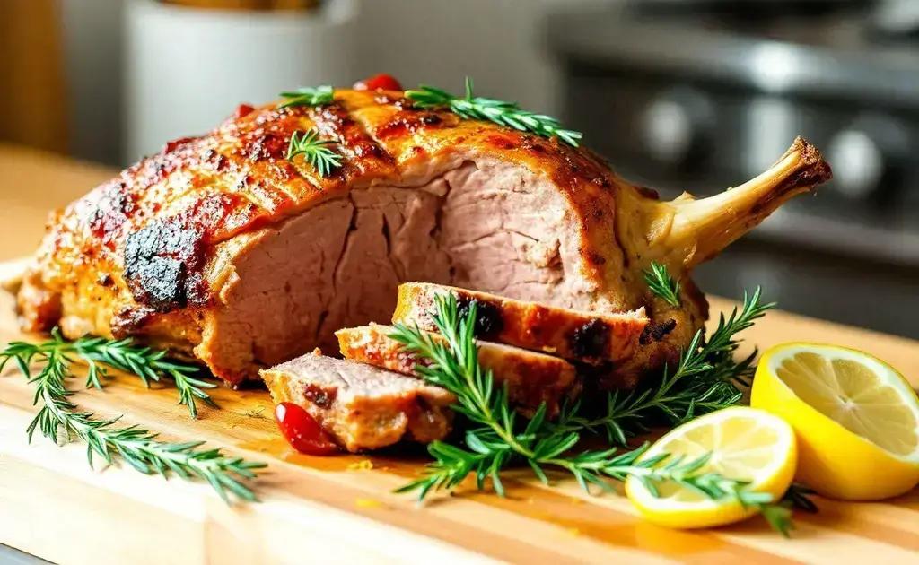 Roast lamb