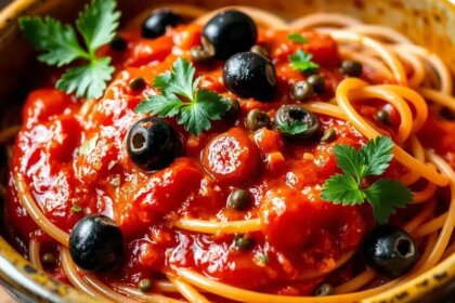 Spaghetti puttanesca
