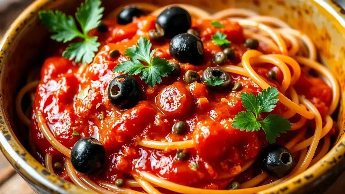Spaghetti puttanesca