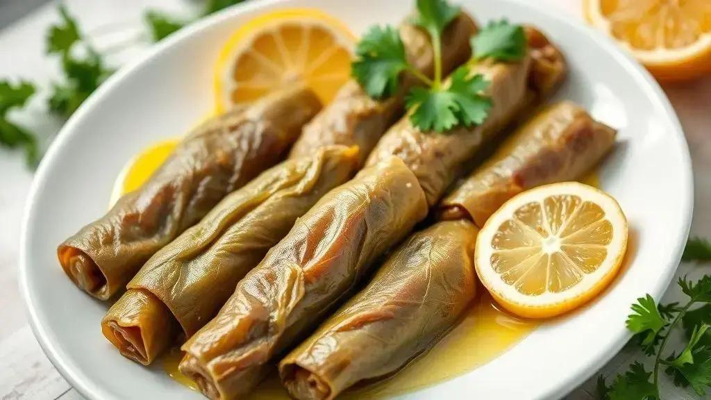 stuffed grape leaves