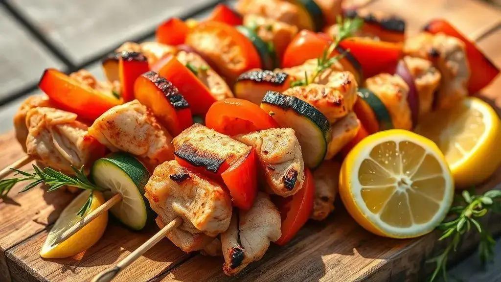 turkey skewers