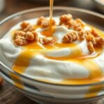 Greek yogurt with honey