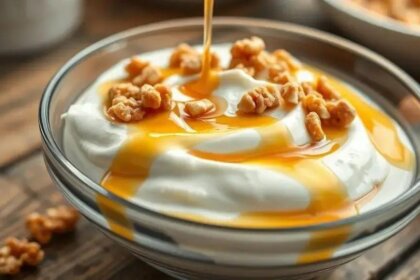 Greek yogurt with honey