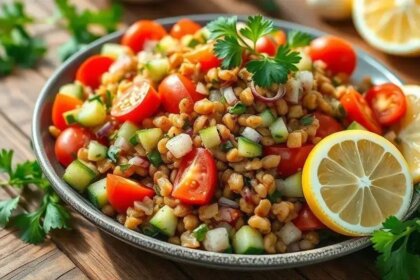 Lentil salad