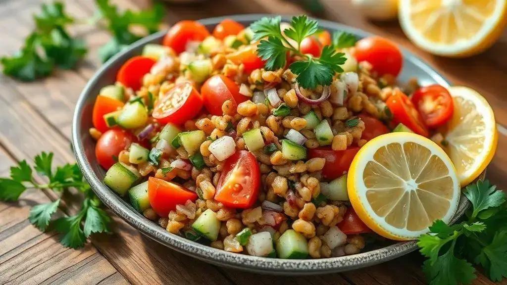 Lentil salad