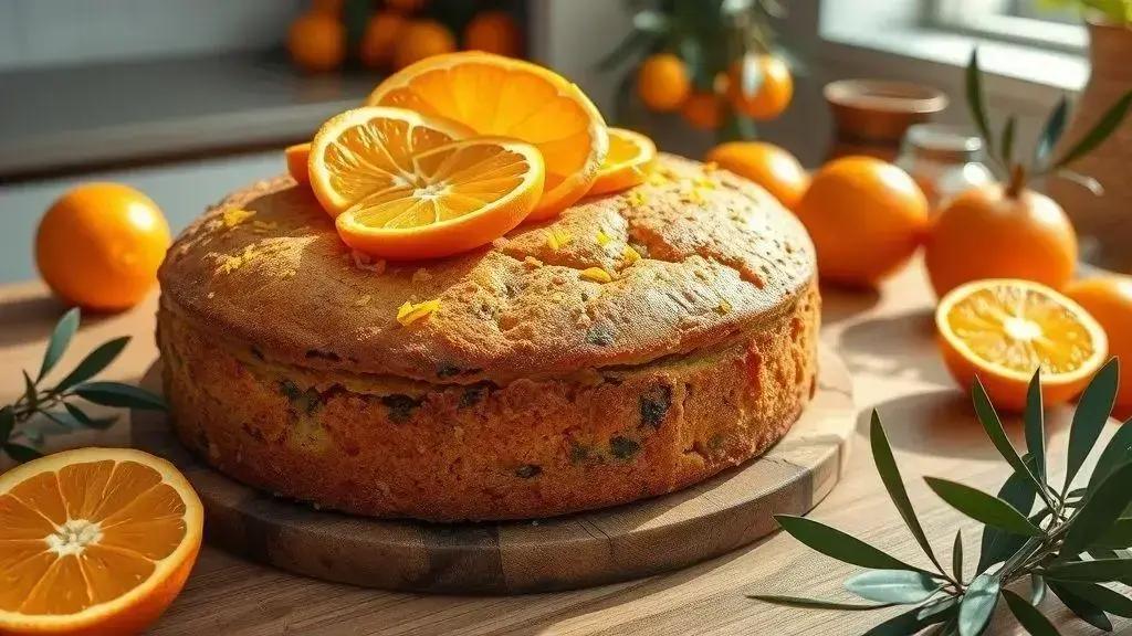 orange olive oil cake