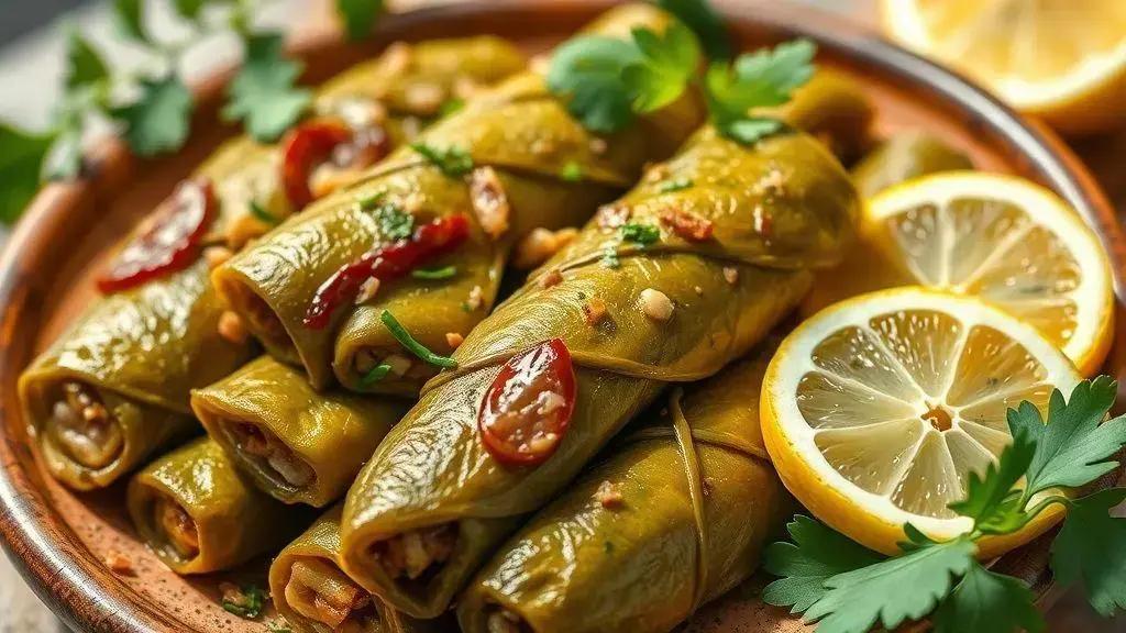 stuffed grape leaves