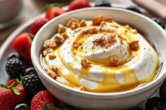 Greek yogurt with honey