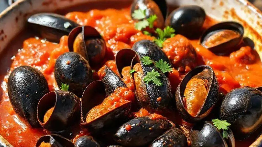 Mussels in tomato sauce