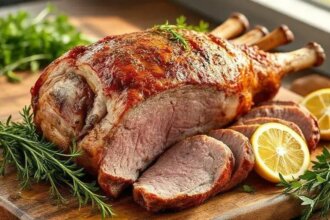 Roast lamb
