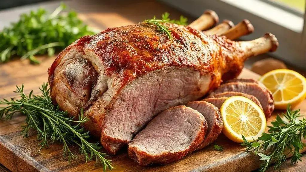 Roast lamb