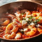 shrimp saganaki
