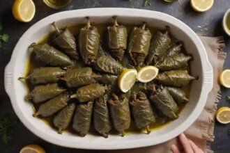 Stuffed grape leaves