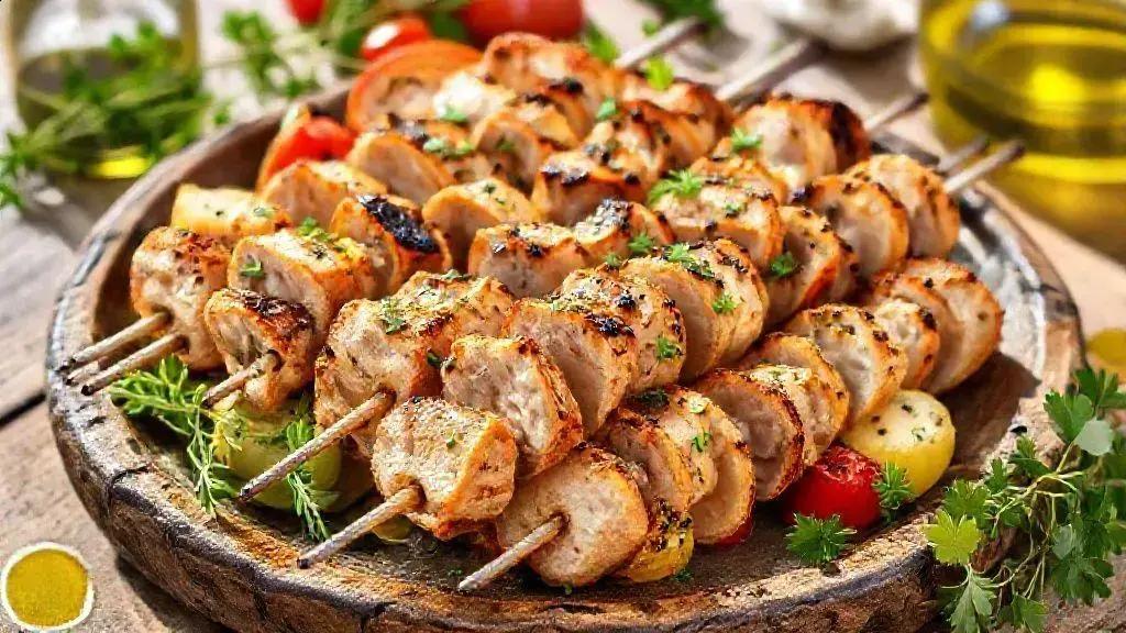 Turkey skewers