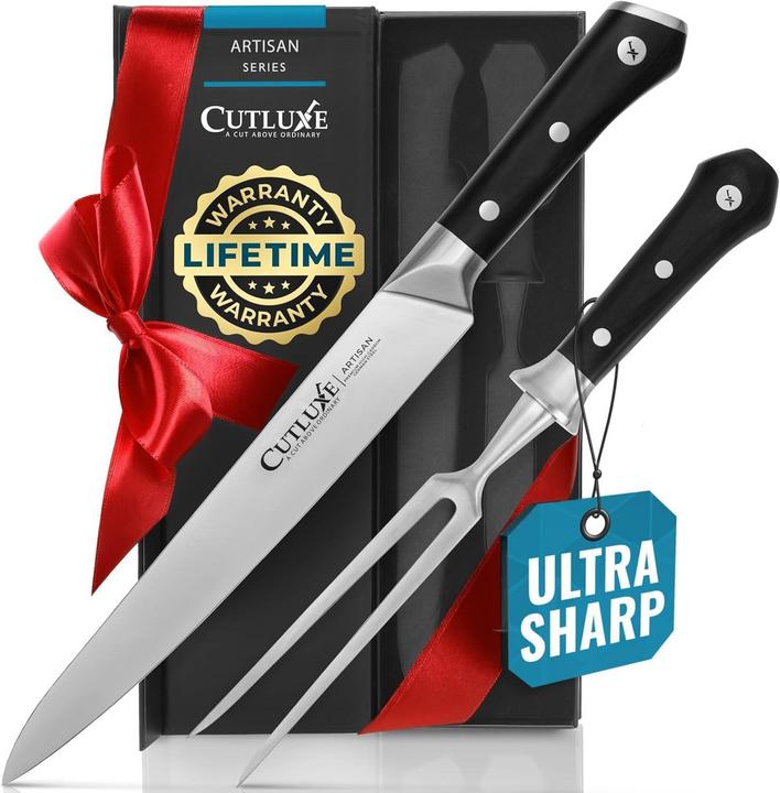 Cutluxe Turkey Carving Knife Set: The Best Choice for Effortless Meat Slicing