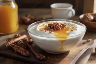 Greek yogurt with honey