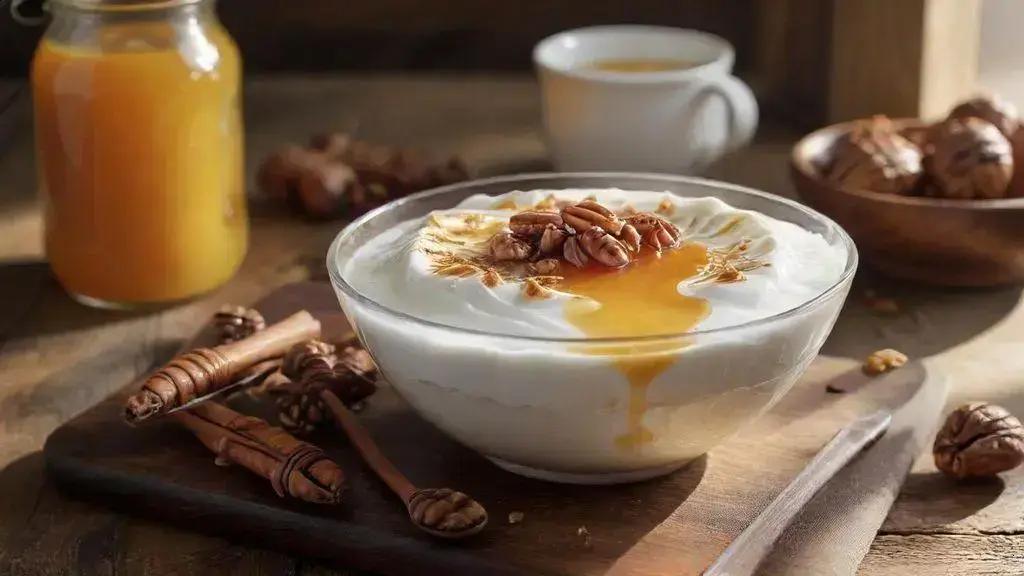 Greek yogurt with honey