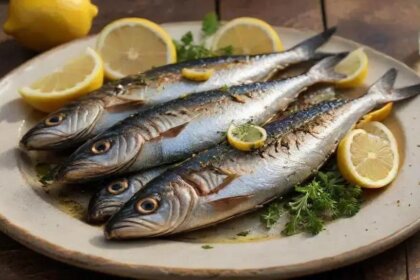 grilled sardines