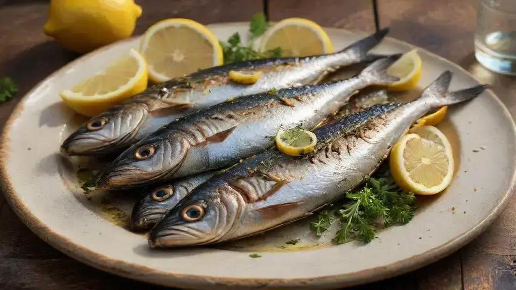 grilled sardines
