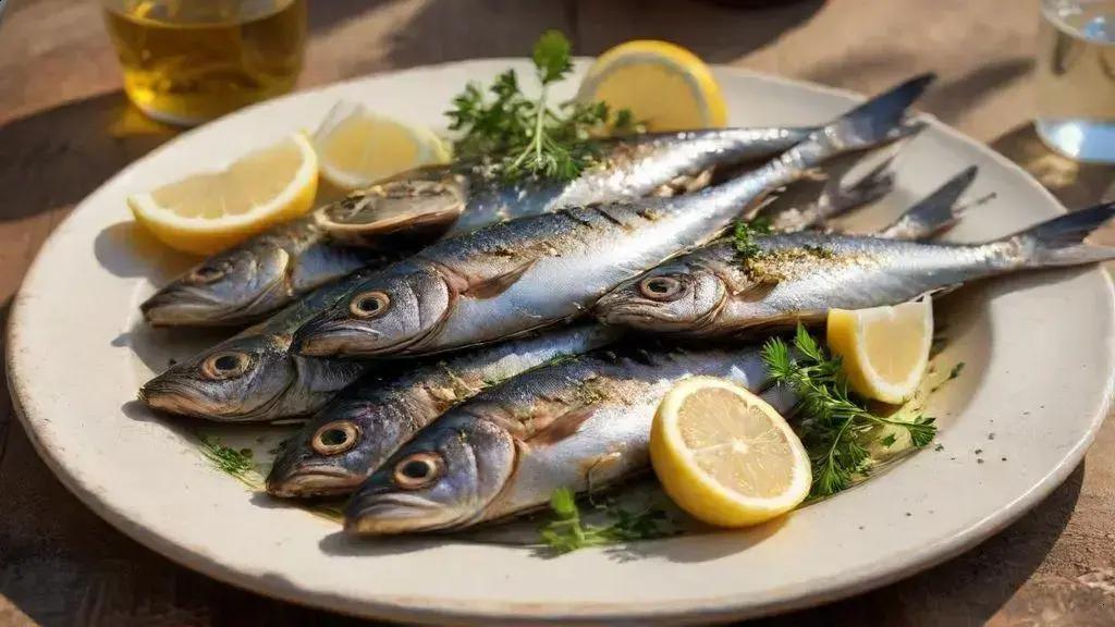 grilled sardines