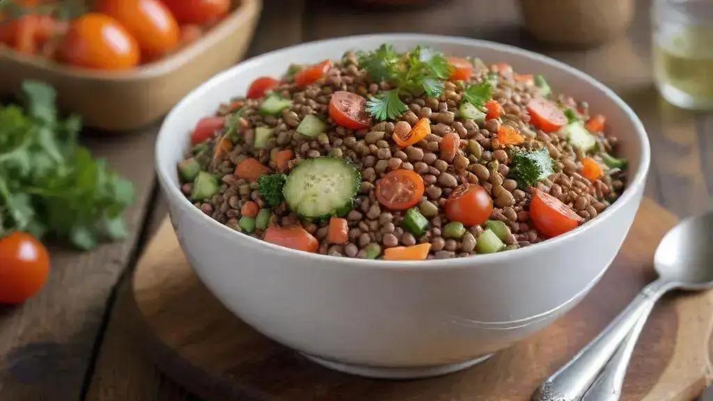 Lentil salad