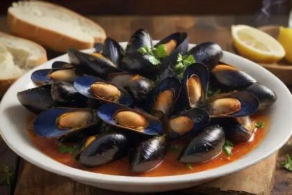 Mussels in tomato sauce