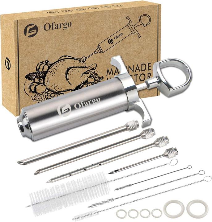 Ofargo Stainless Steel Meat Injector: The Best Choice for Flavorful BBQ