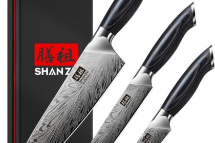 SHAN ZU 3PCS Kitchen Knife Set: The Best Value for Ultra Sharp Performance