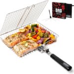 SHIZZO Grill Basket Set: The Ultimate BBQ Tool for Perfectly Grilled Meals