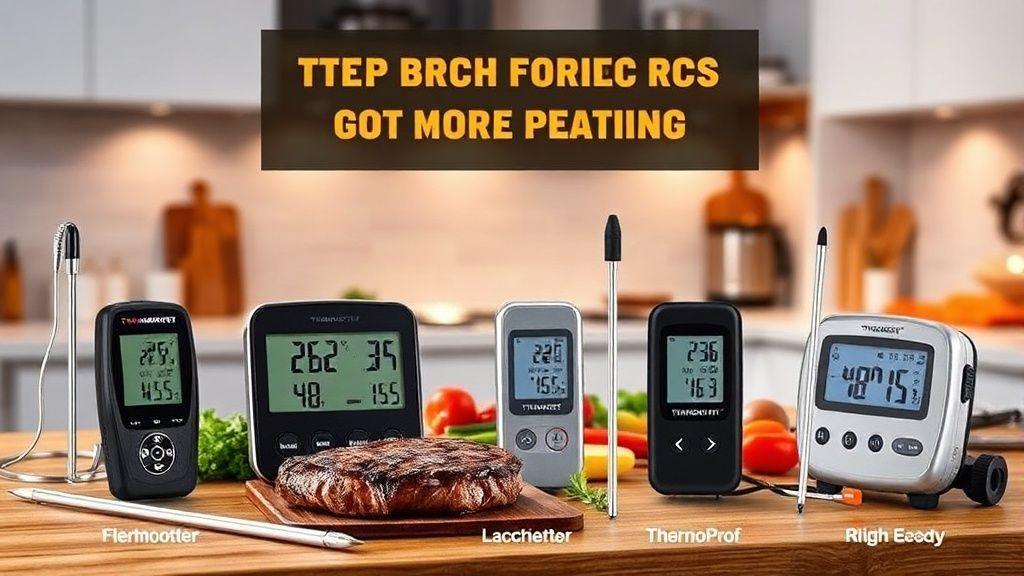 Top 5 Thermometers of 2025: Best from ThermoMonster, ThermoPro & Alpha Grillers for Precise Cooking