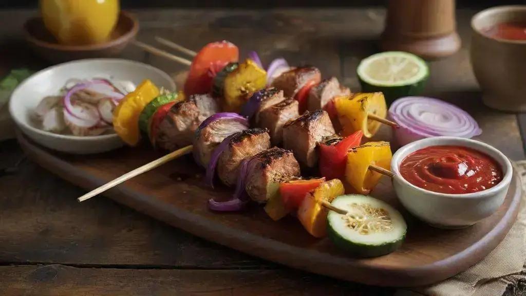 turkey skewers