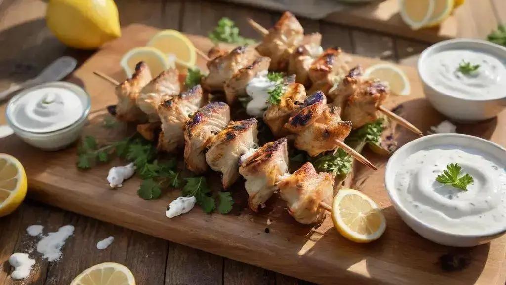 Chicken souvlaki
