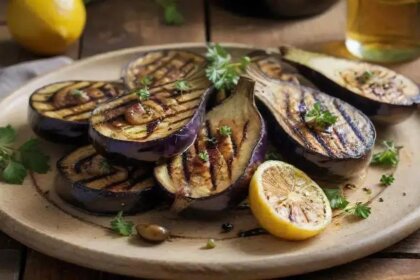 Grilled eggplant