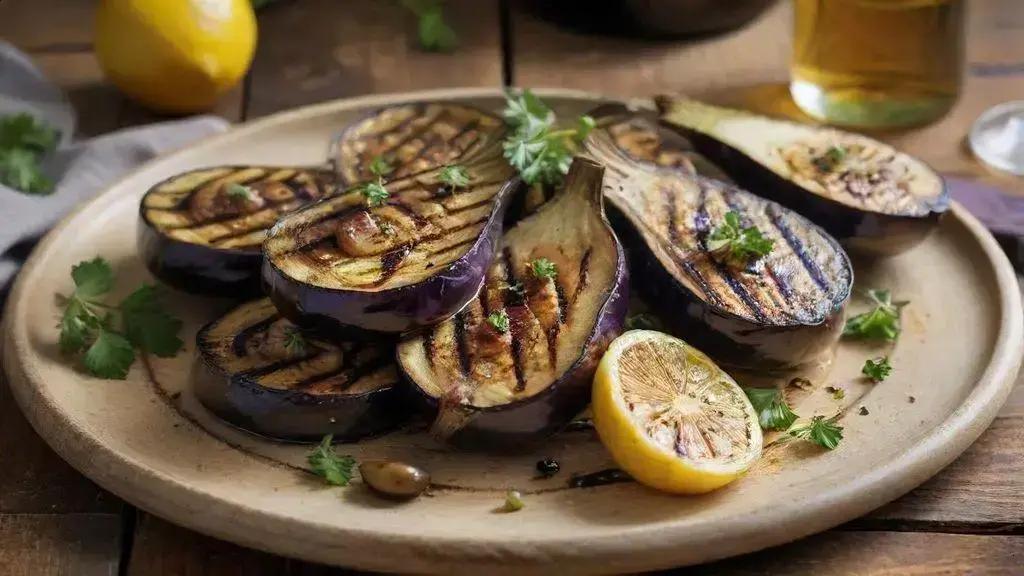 Grilled eggplant