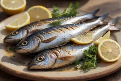 grilled sardines