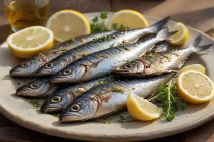 grilled sardines