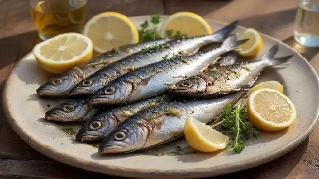 grilled sardines